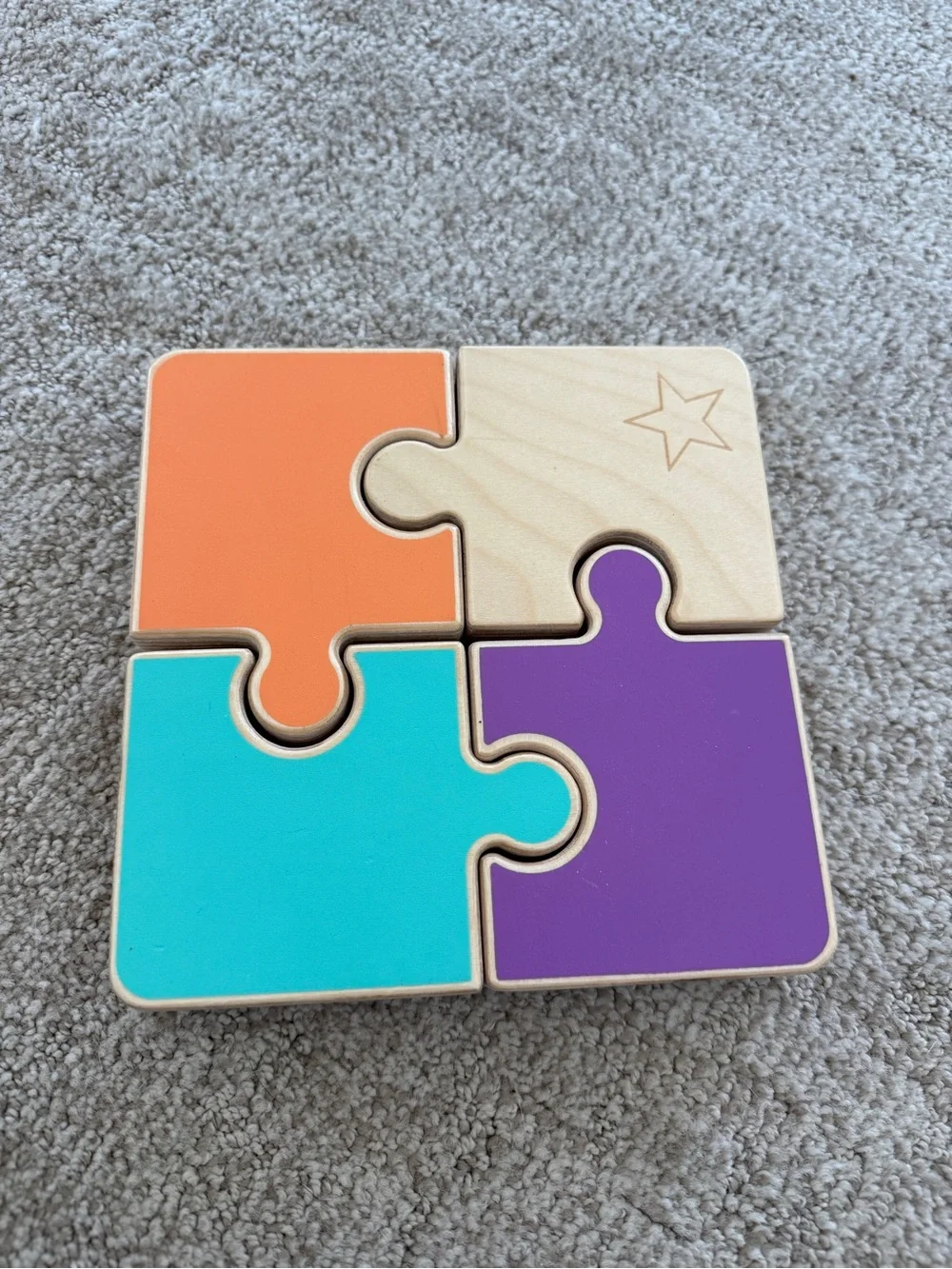 Lovevery Chunky Wooden Jigsaw Puzzle